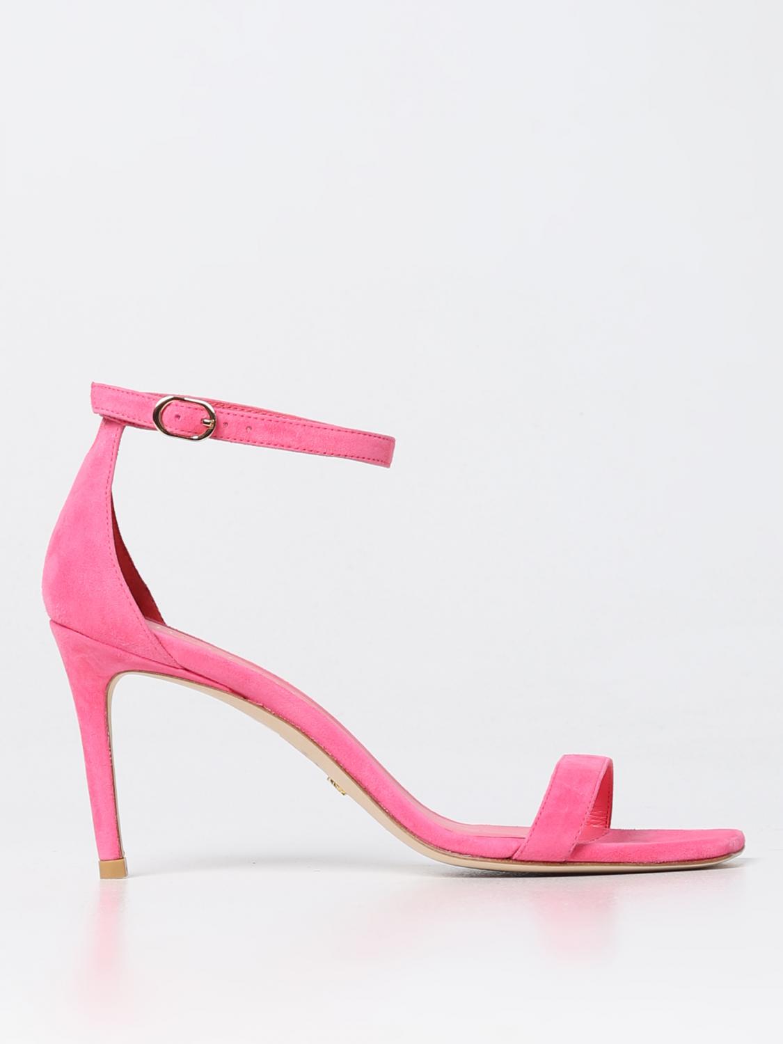 Stuart Weitzman Heeled Sandals Woman Color Fuchsia In Fuchsia