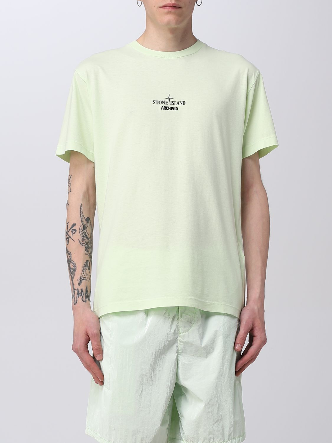 Stone Island T-shirt  Men Color Green