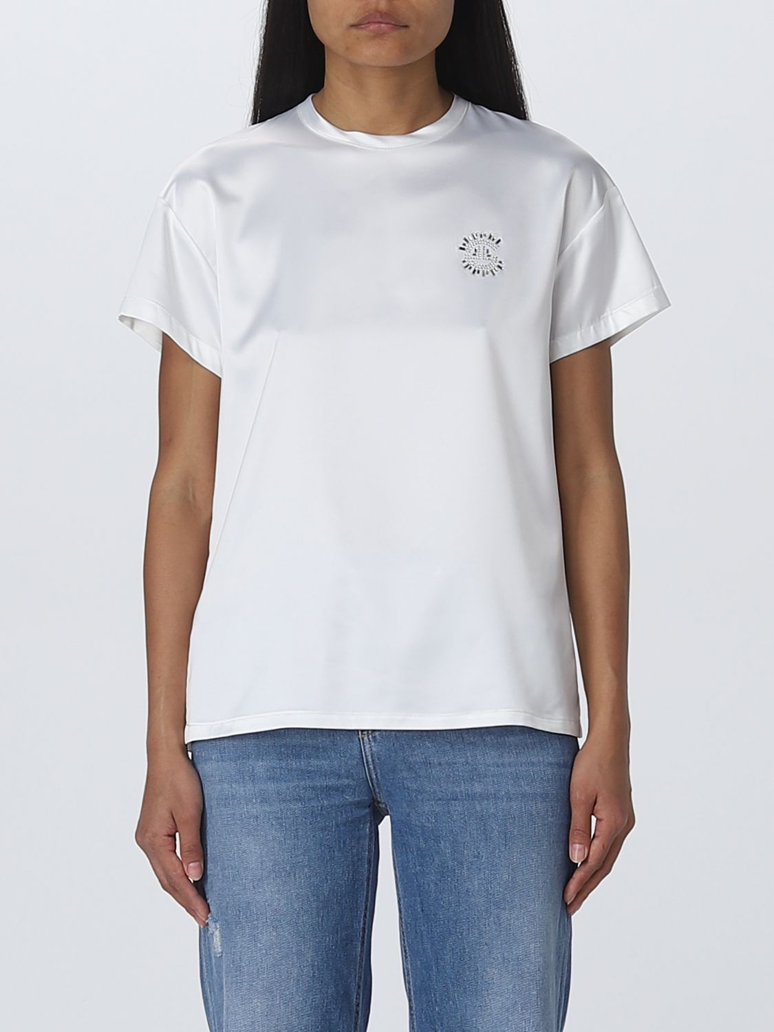 GAËLLE PARIS: t-shirt for woman - Yellow Cream | Gaëlle Paris t-shirt ...