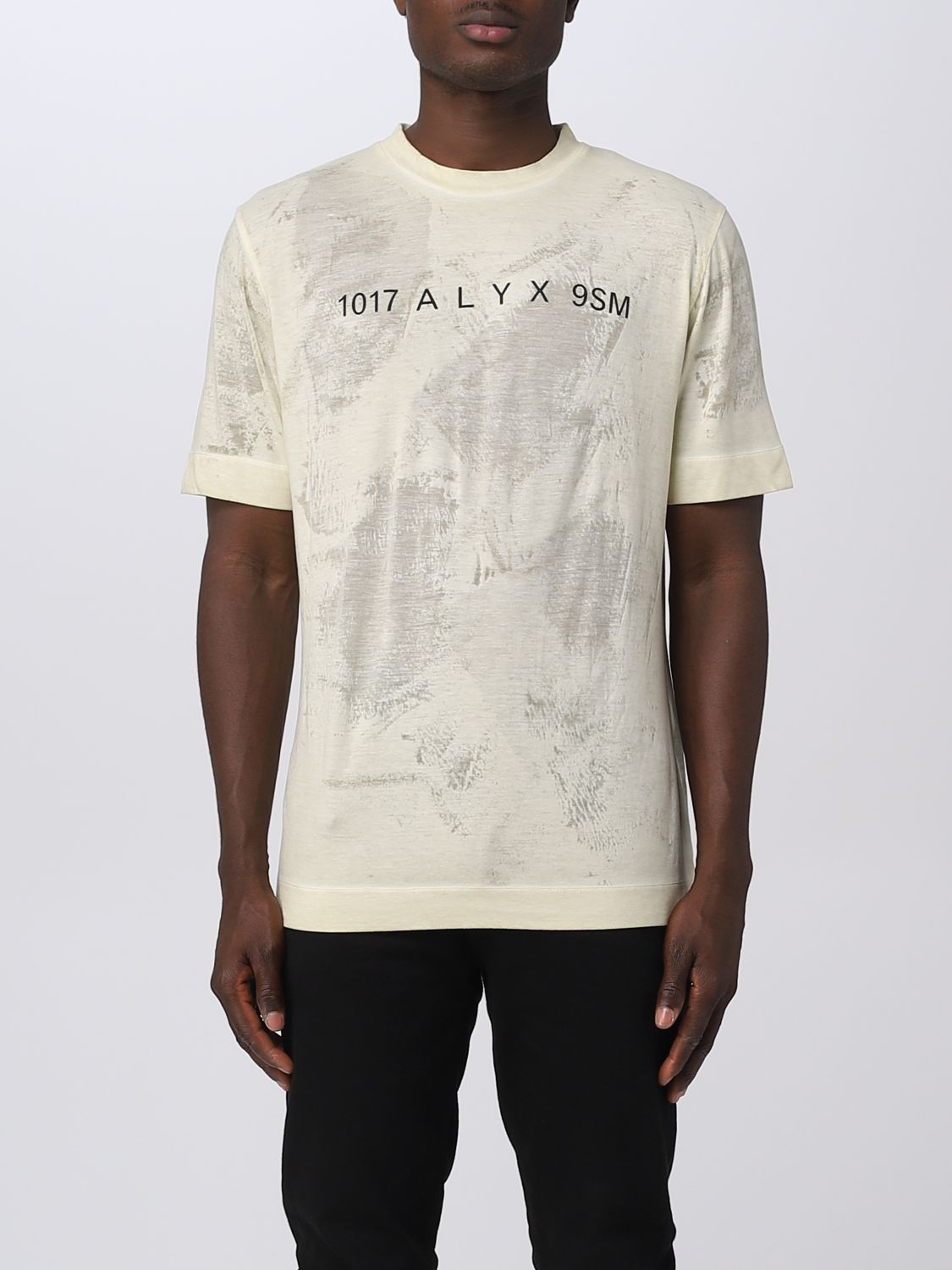 t-shirt alyx men colour white