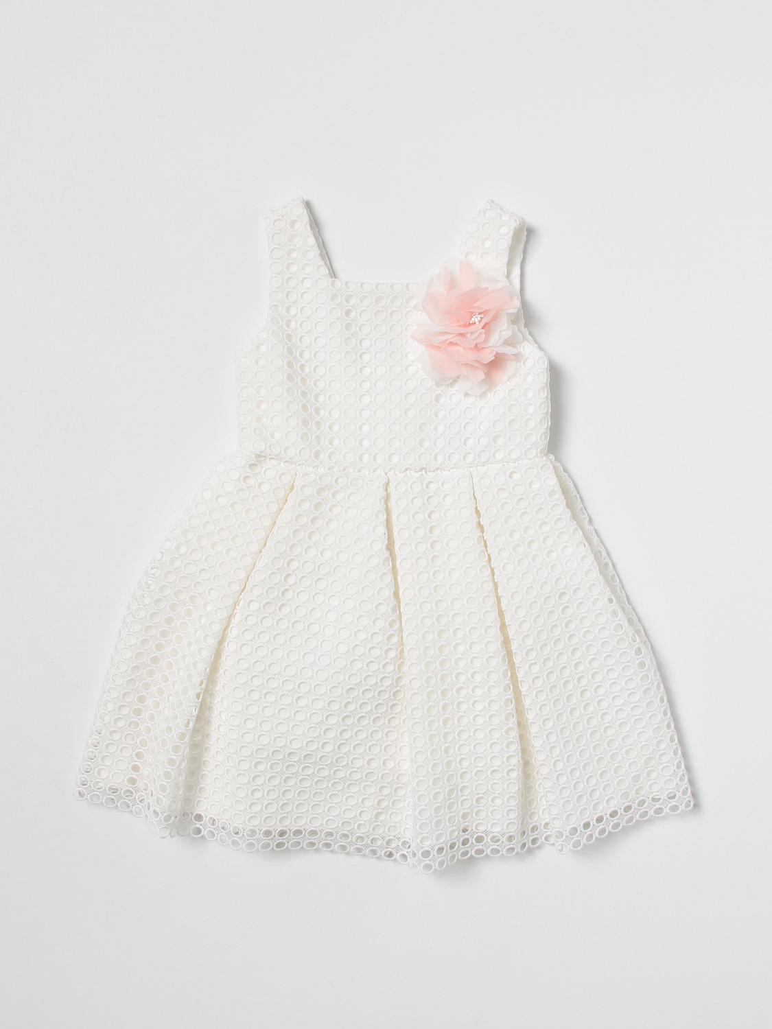 Abel & Lula Dress  Kids Color White