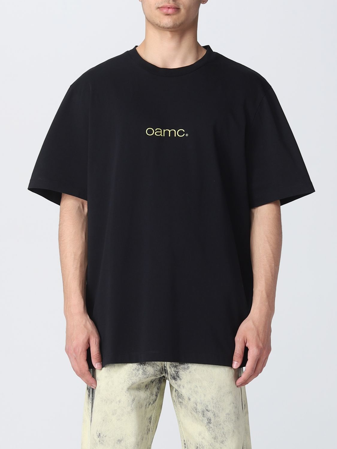 OAMC: t-shirt for man - Black | Oamc t-shirt 23E28OAJ11COT00744 online ...