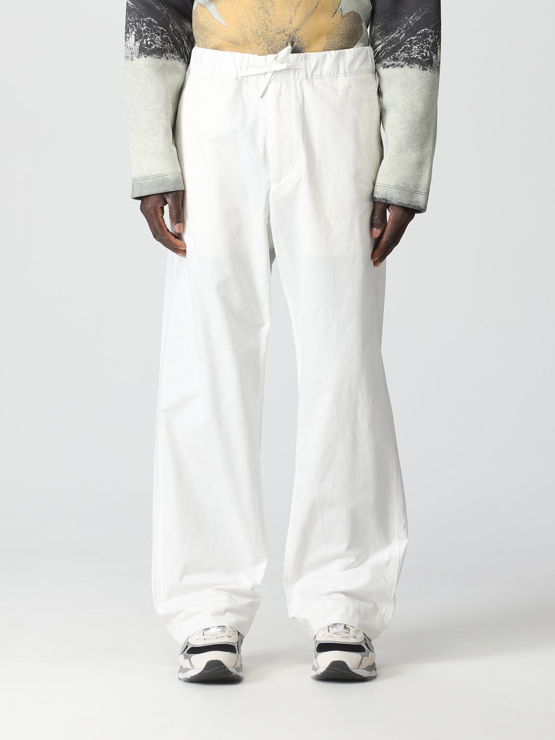 OAMC: pants for man - White | Oamc pants 23E28OAU31COT00837 online on ...