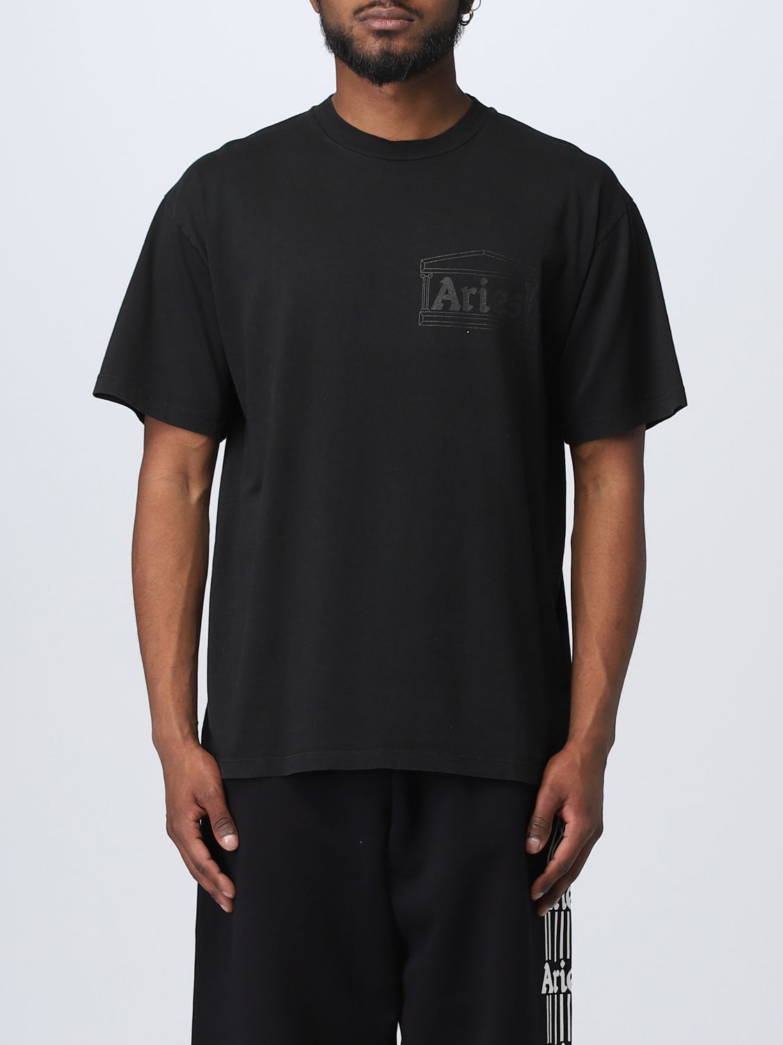Shop Aries T-shirt  Men Color Black