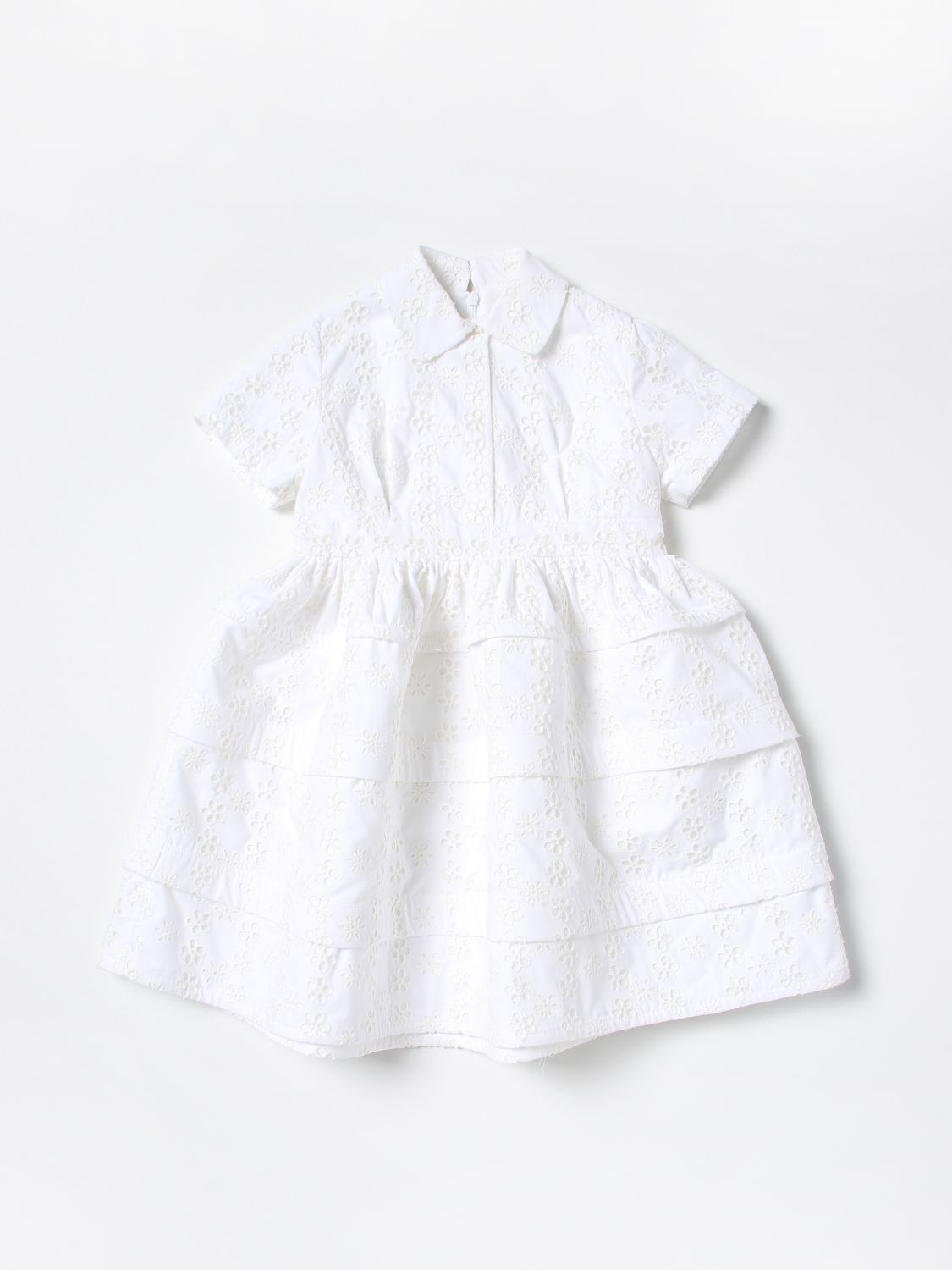 Mi Mi Sol Dress  Kids Color White
