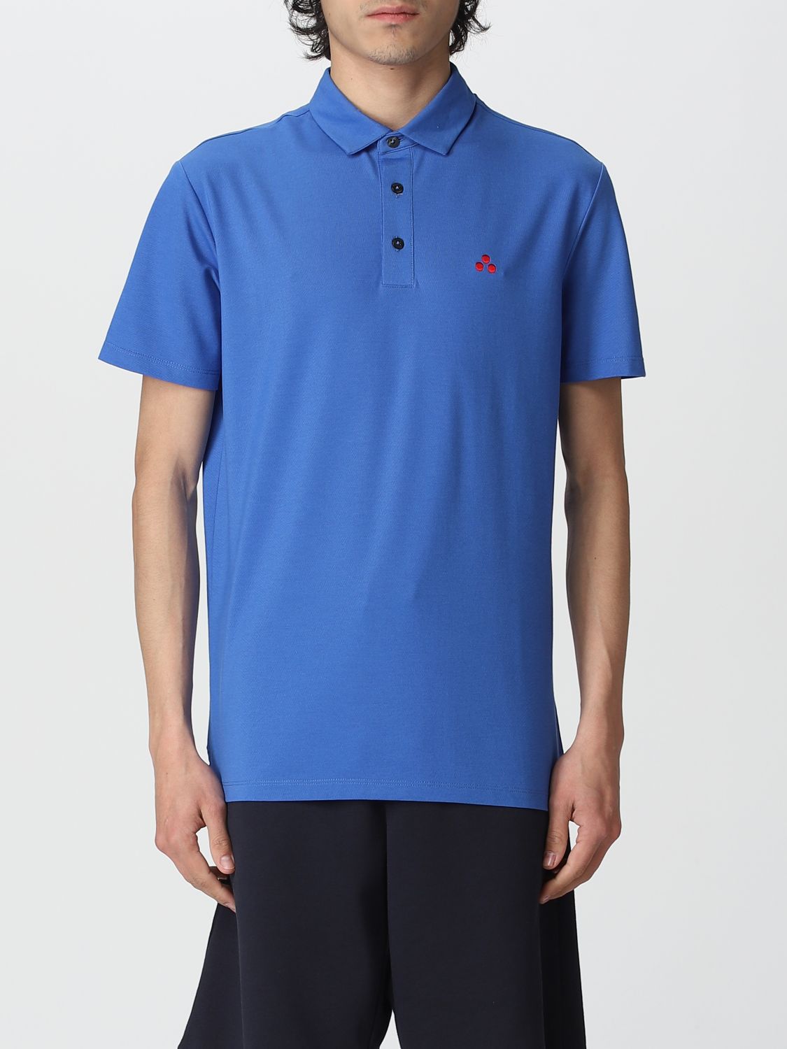 Peuterey Polo Shirt  Men Color Gnawed Blue