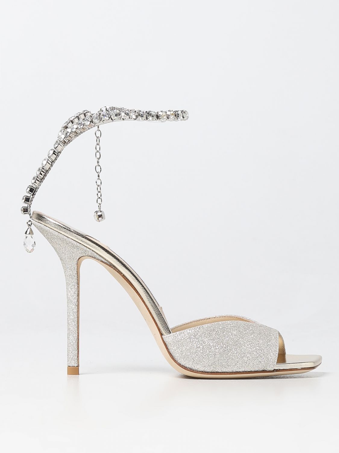 Jimmy Choo Heeled Sandals Woman Color Platinum | ModeSens