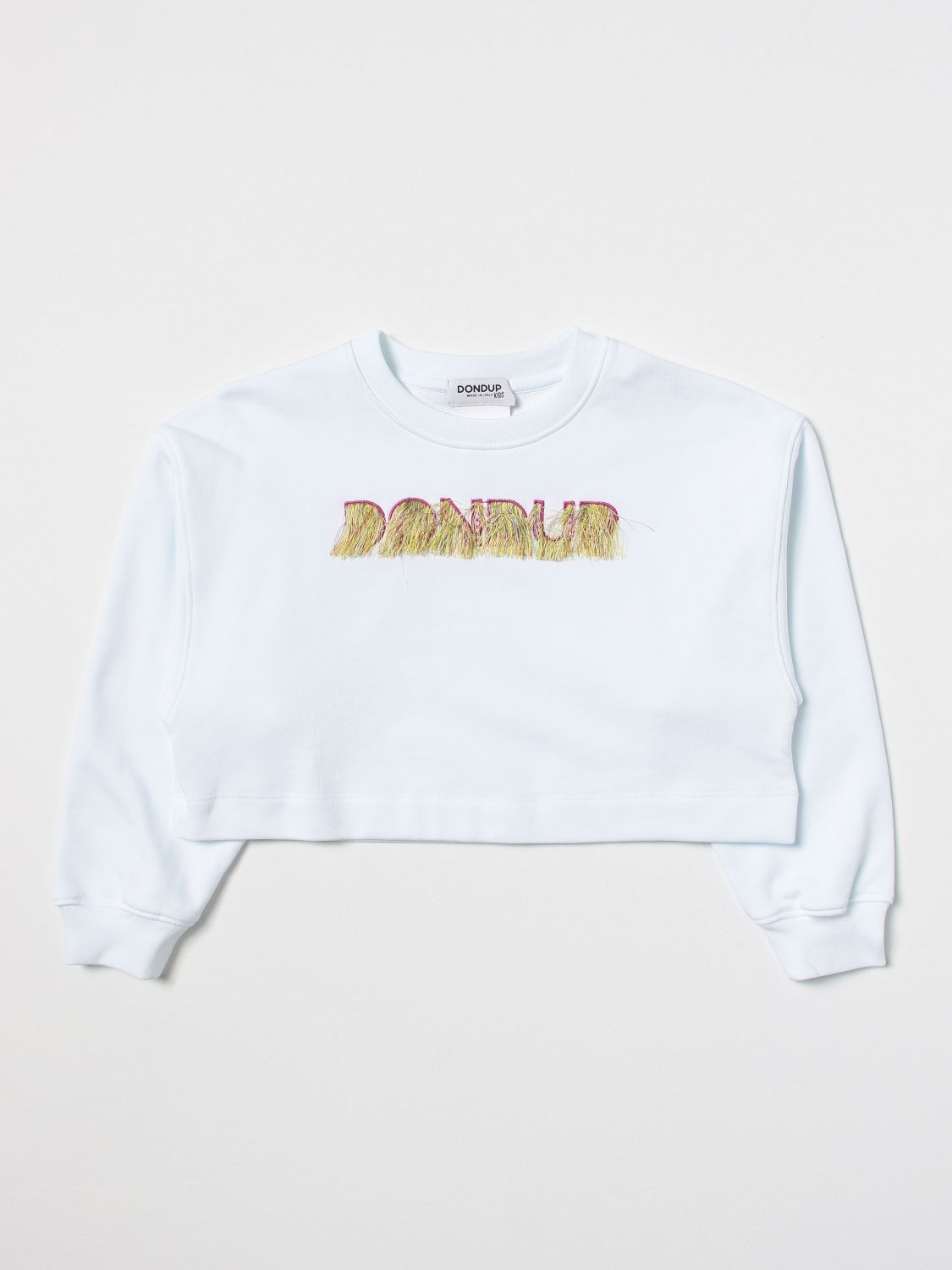 ernstig bespotten Modieus DONDUP: sweater for girls - White | Dondup sweater DFFE118CFF21BD001 online  on GIGLIO.COM