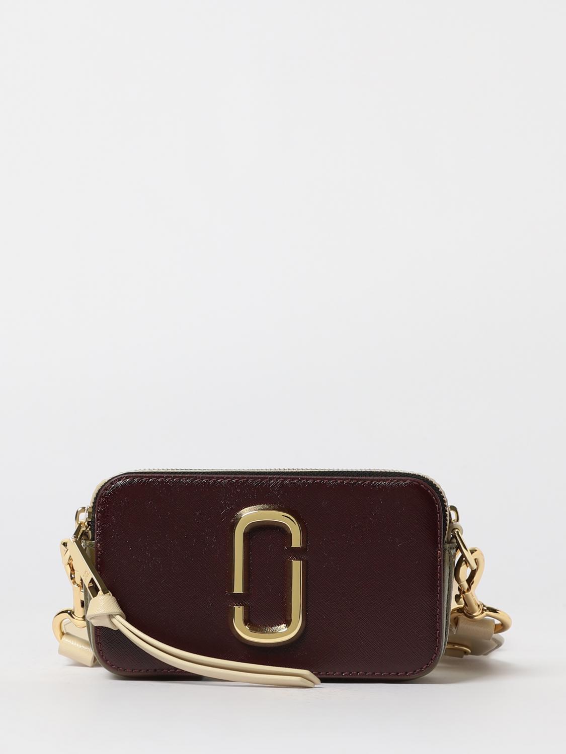 Marc Jacobs Leather Color Block Shoulder Bag In Purple