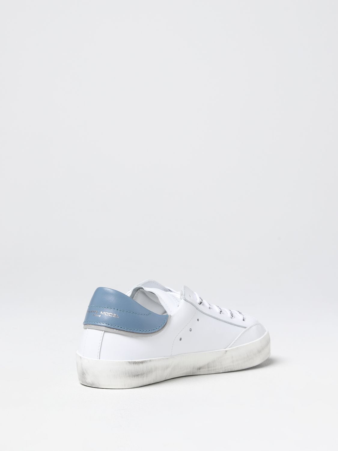 Shoes Philippe Model Junior: Philippe Model Junior shoes for boys white 3