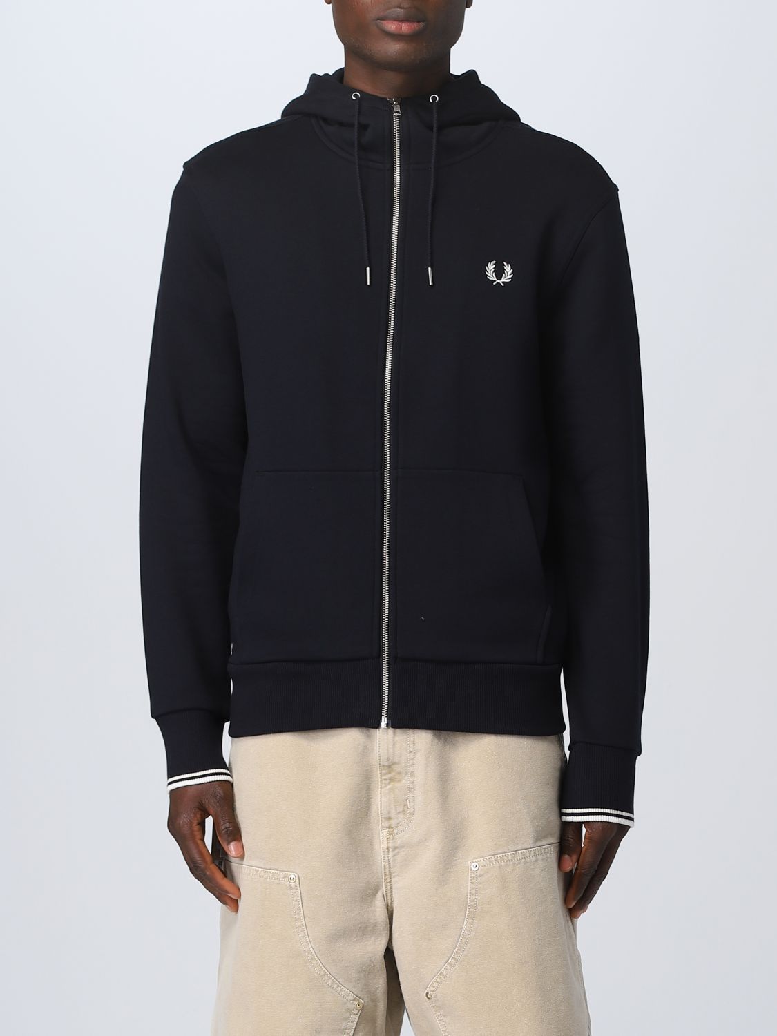 Fred Perry Sweater  Men Color Blue