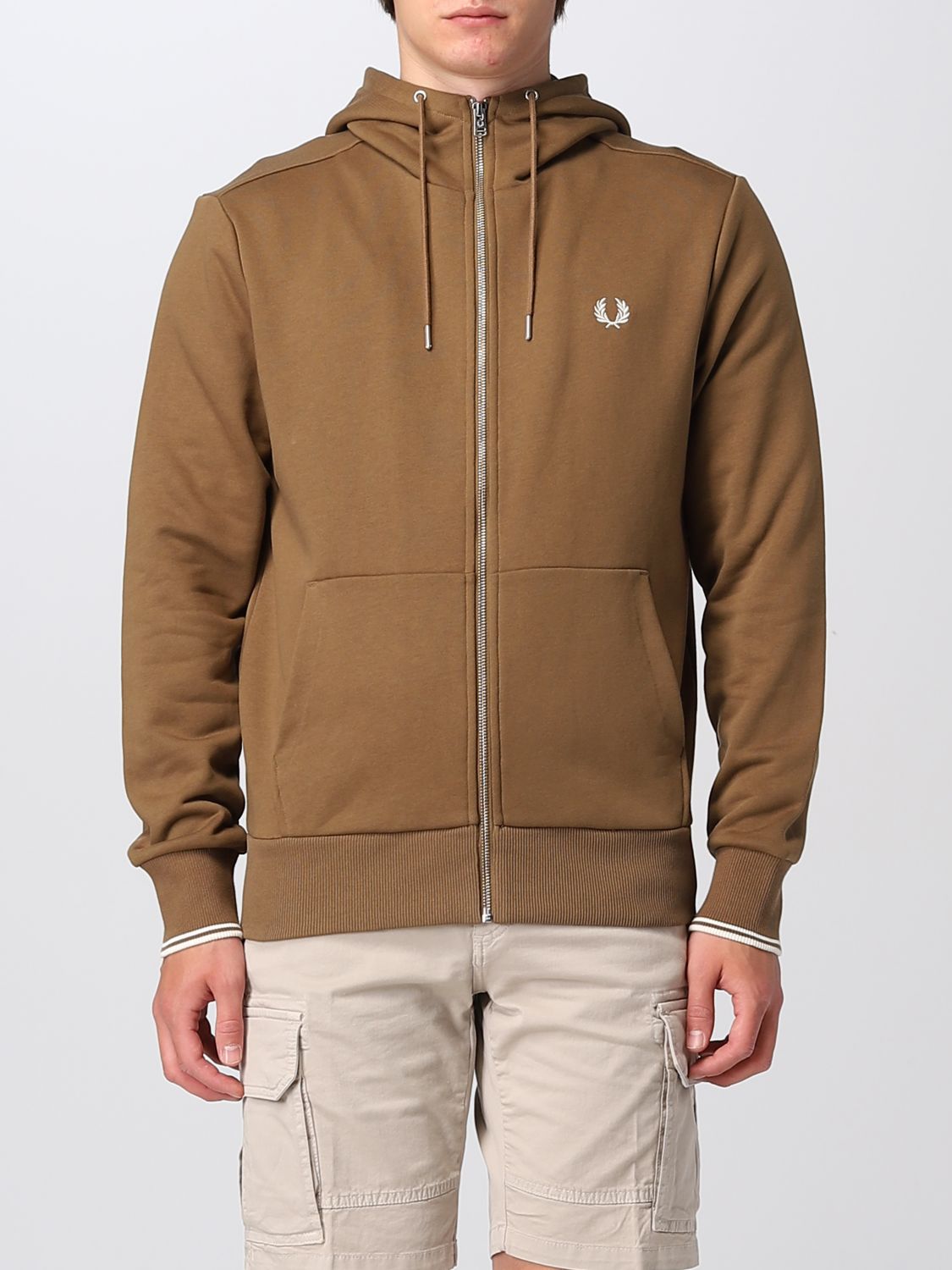 Fred Perry Jumper  Men In Grey