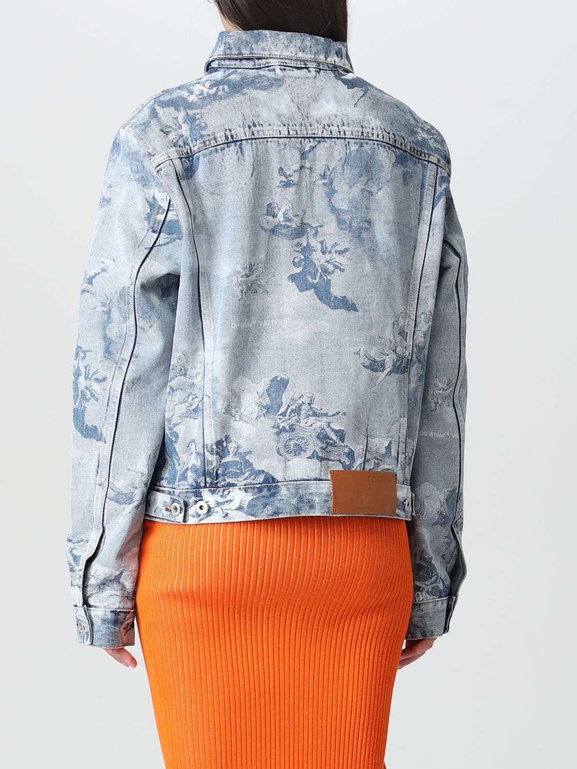 OFFWHITE blazer for woman Blue OffWhite blazer OWYE027S23DEN003