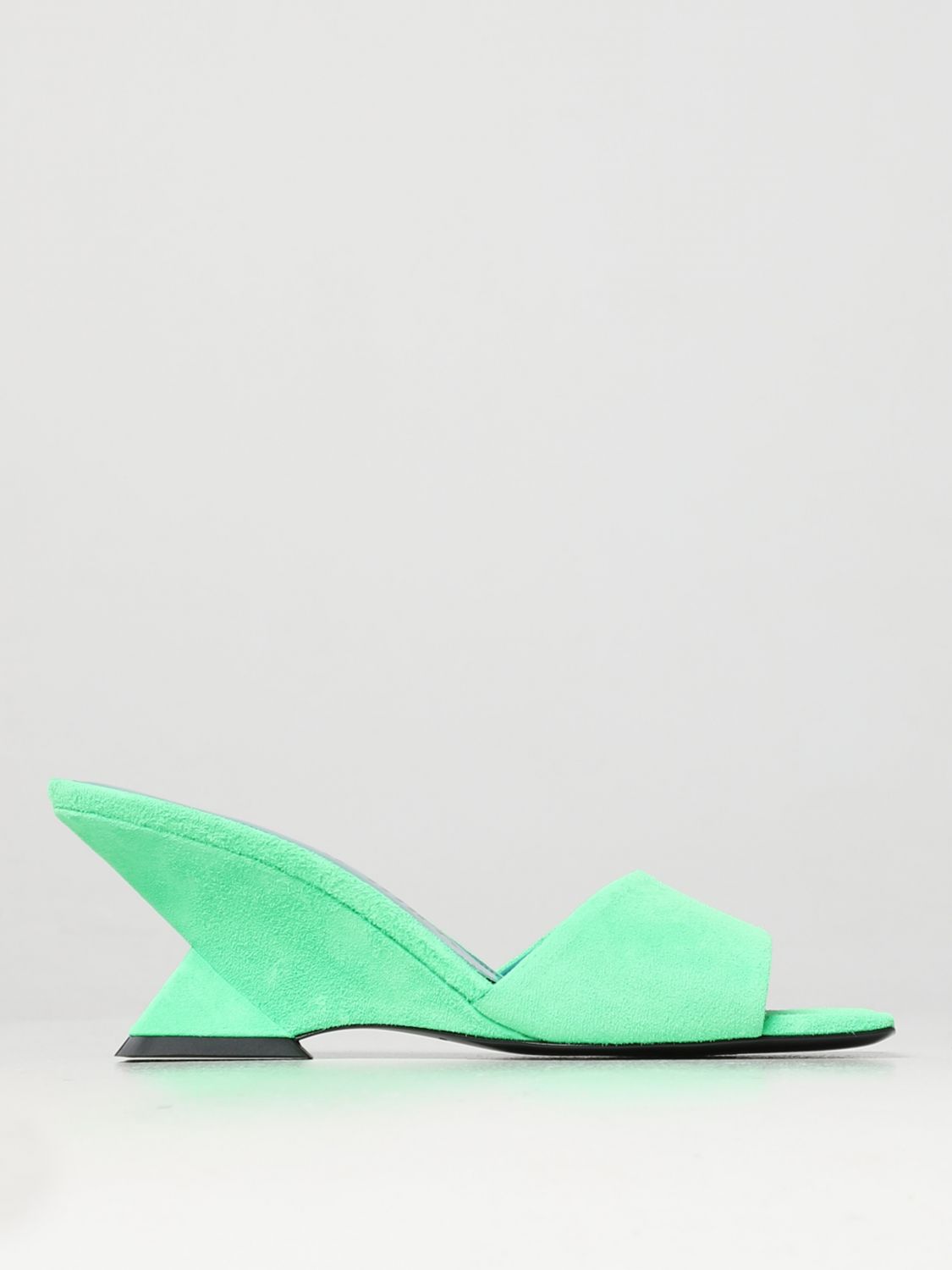 Attico Heeled Sandals The  Woman Color Green