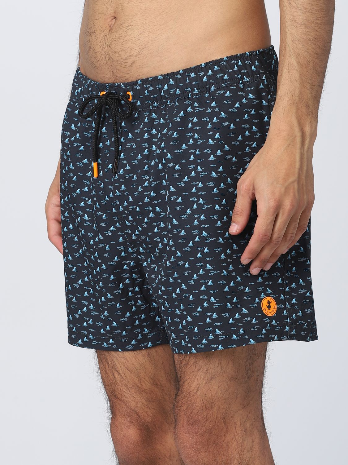 SAVE THE DUCK: swimsuit for man - Black | Save The Duck swimsuit ...