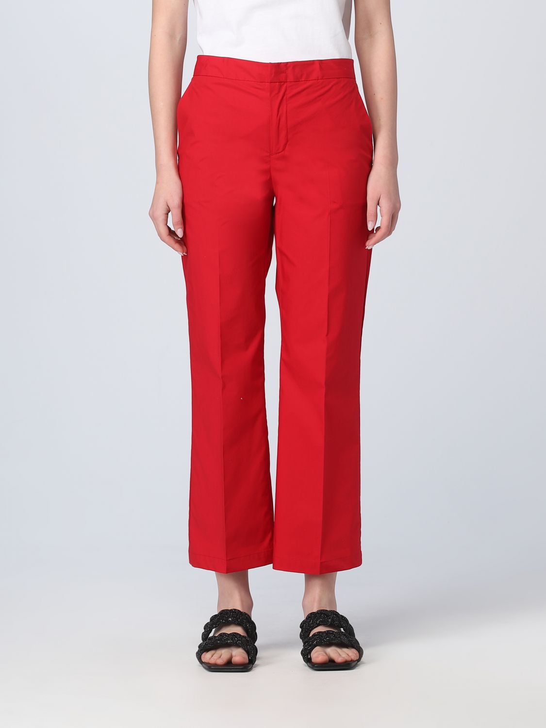 TWINSET PANTS IN STRETCH COTTON,E15990014