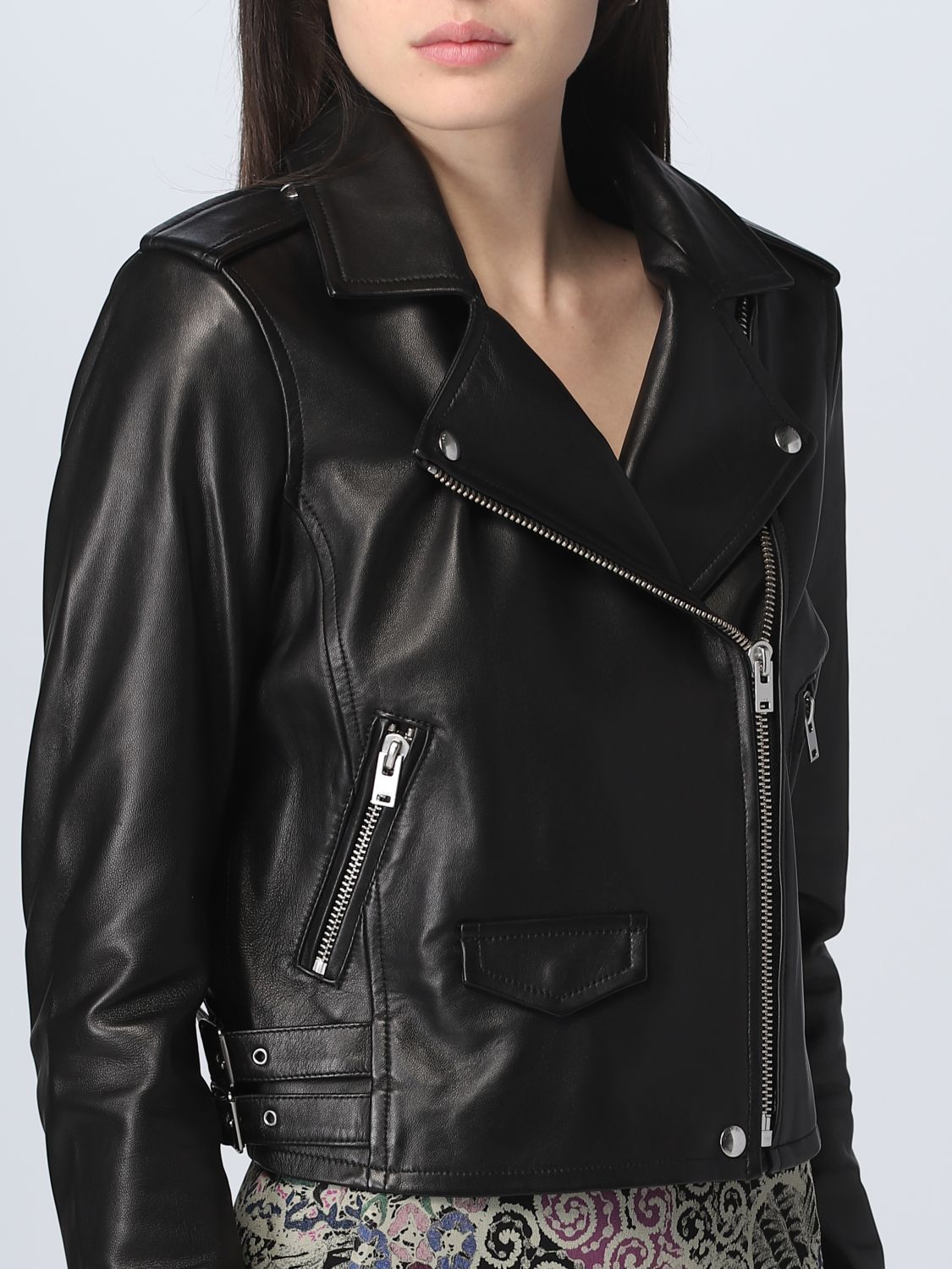 IRO: jacket for woman - Black | Iro jacket WF09ASHVILLE online on ...