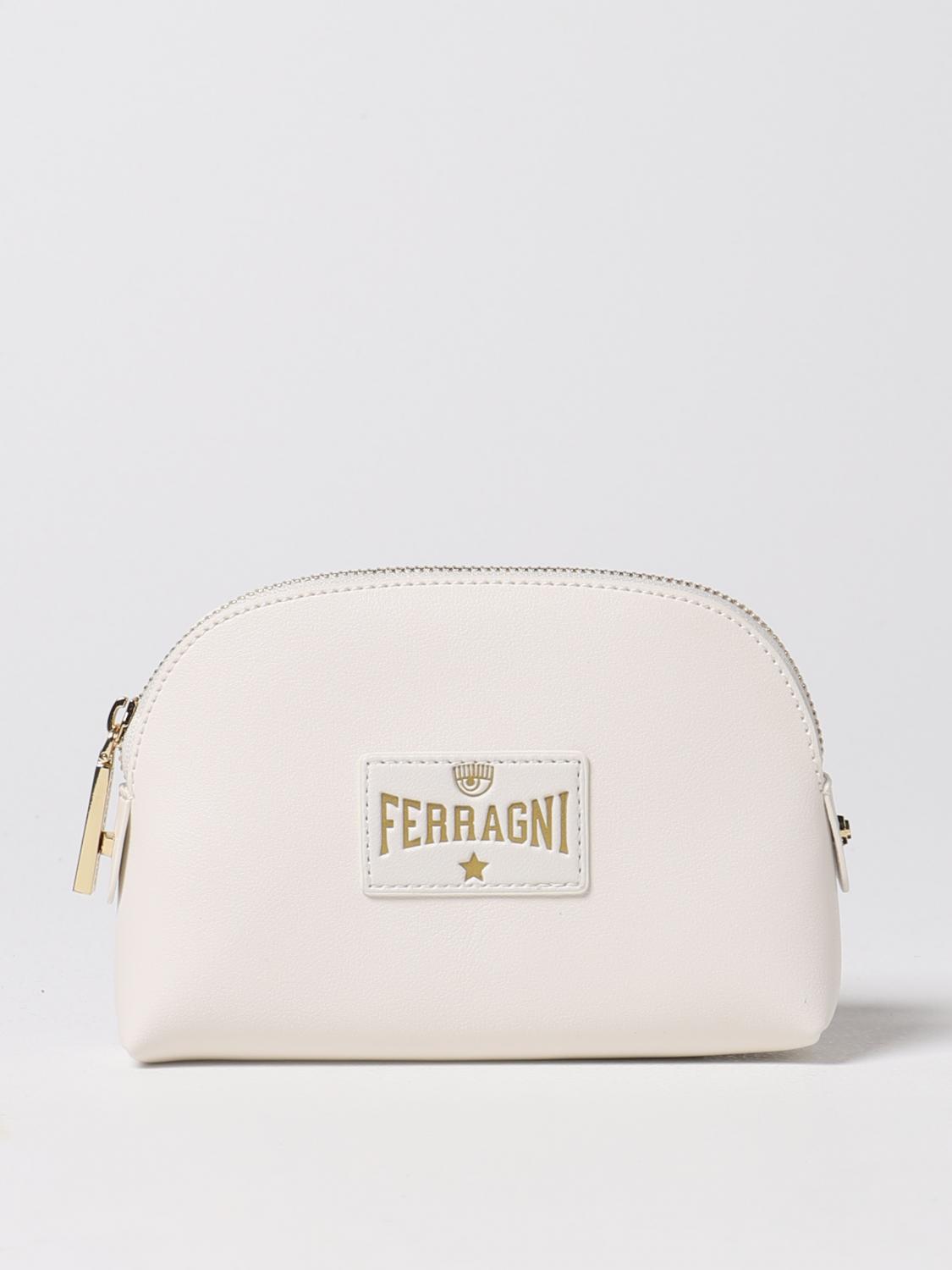 Chiara Ferragni Cosmetic Case  Woman Color White