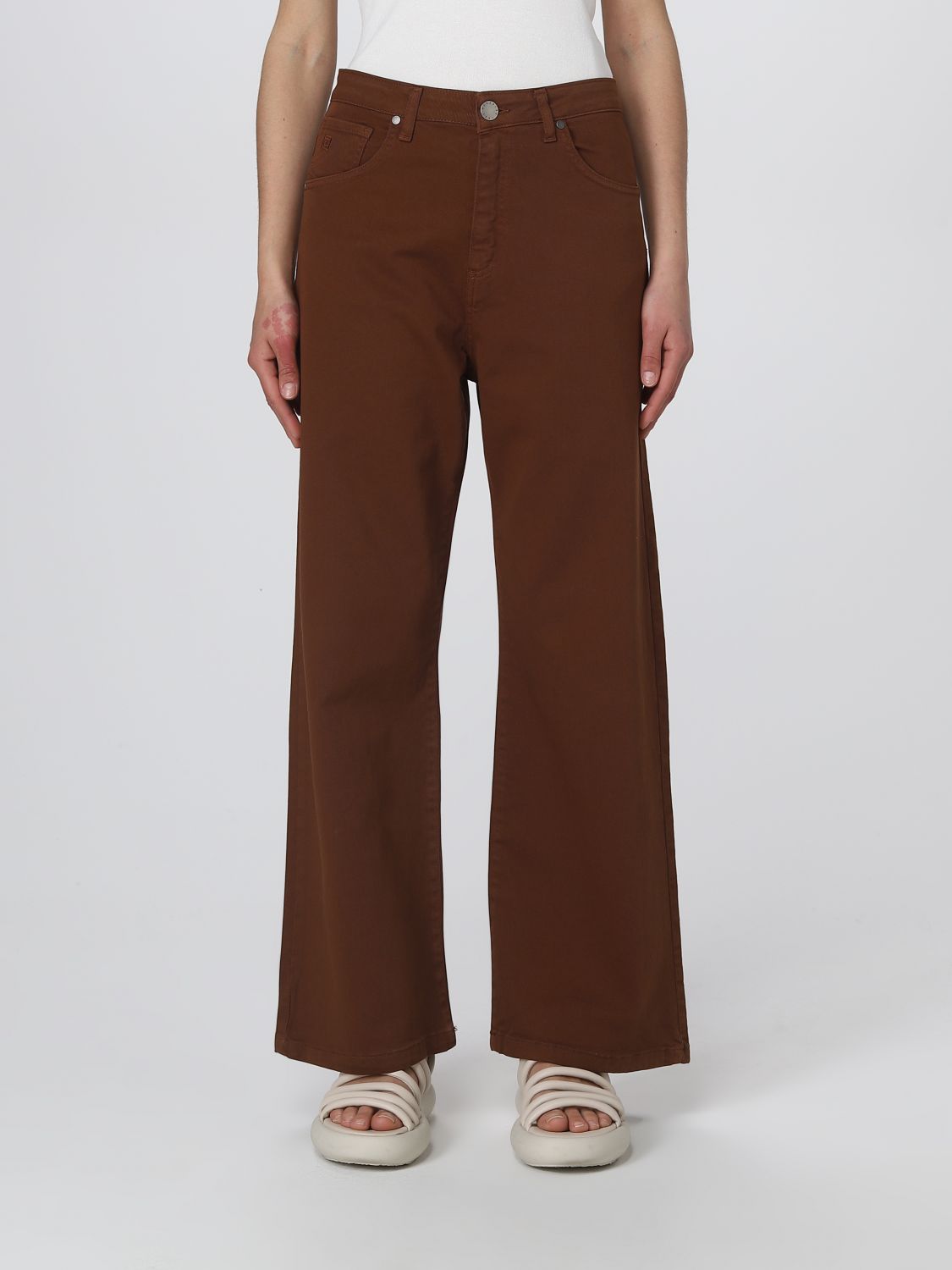 Federica Tosi Pants Woman Color Brown | ModeSens