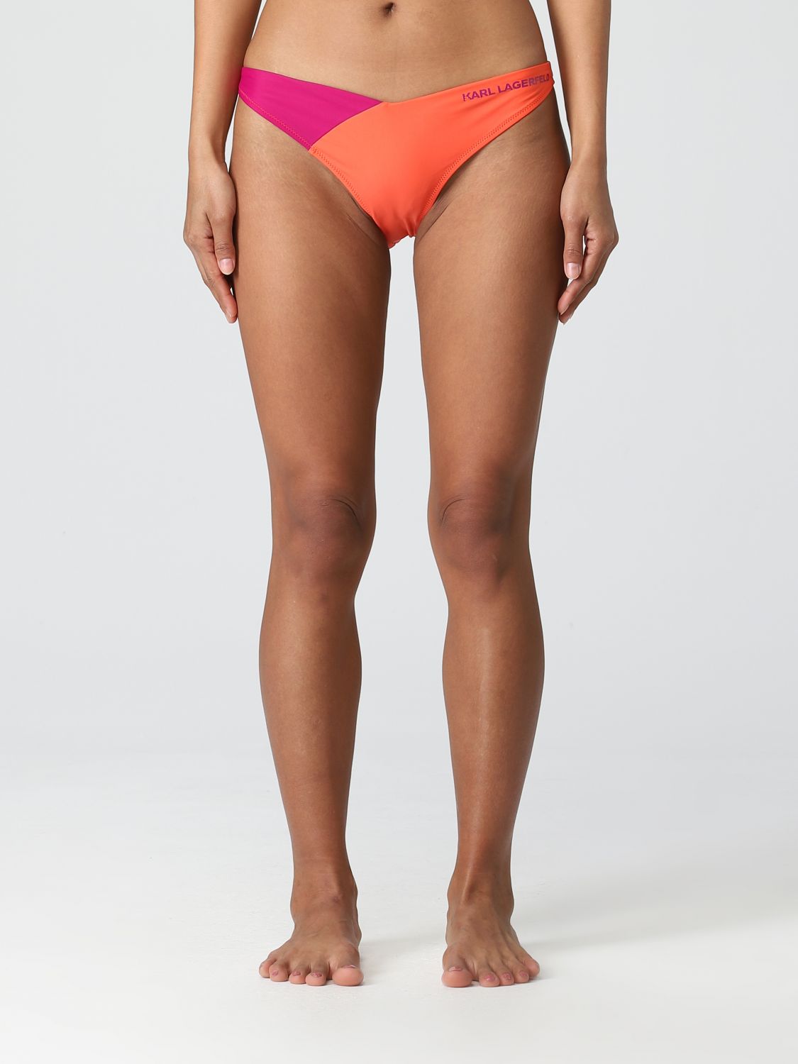 Swimsuit KARL LAGERFELD Woman color Orange