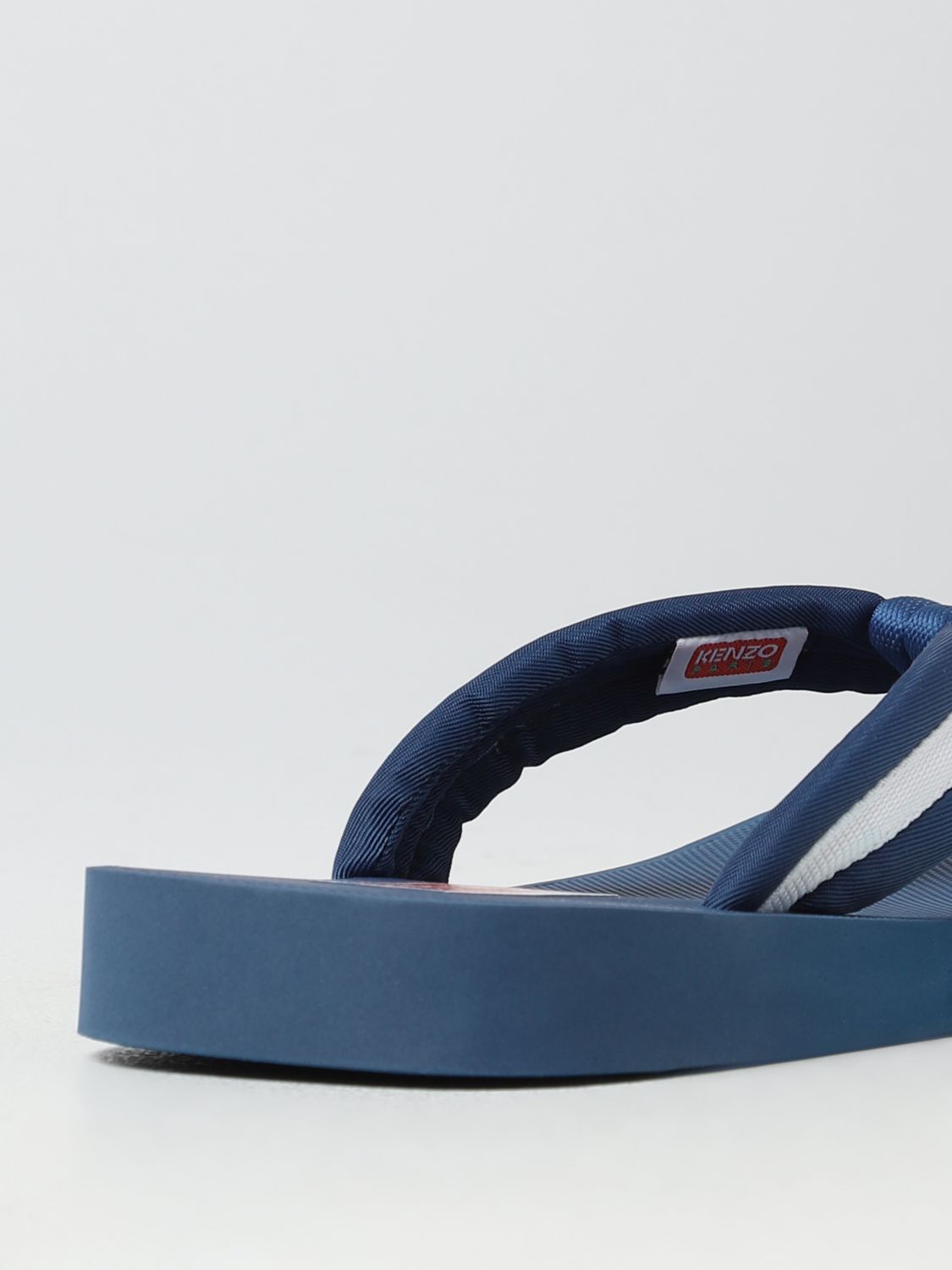 KENZO: sandals for man - Blue | Kenzo sandals FD55MU090F51 online on ...