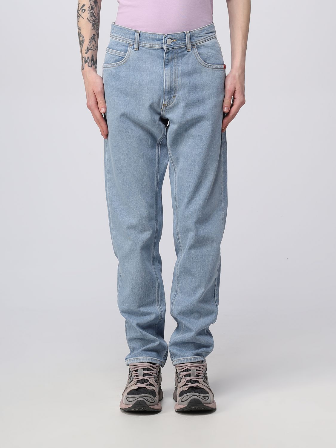 jeans amish men colour blue