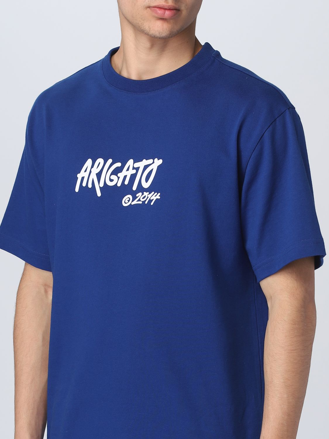 AXEL ARIGATO: t-shirt for man - Blue | Axel Arigato t-shirt A1152003 ...