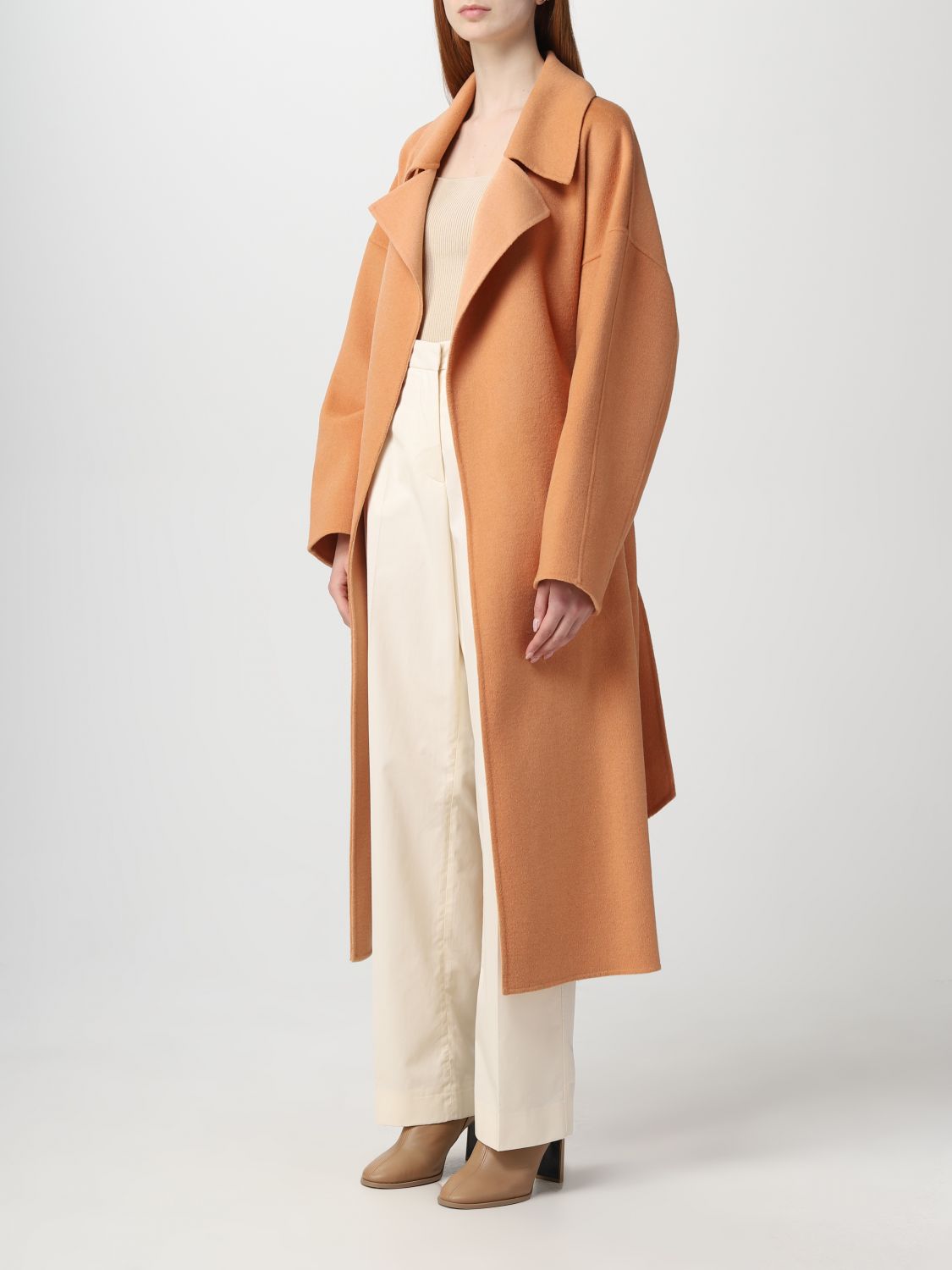 KLEIN: for woman - Apricot | Calvin Klein coat K20K205006 online on GIGLIO.COM