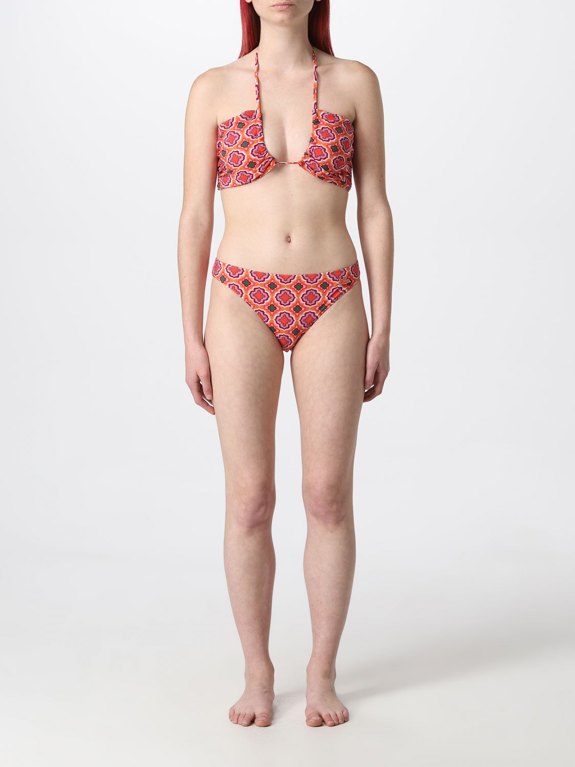 Etro Printed Two-piece Swimsuit In Multicolor