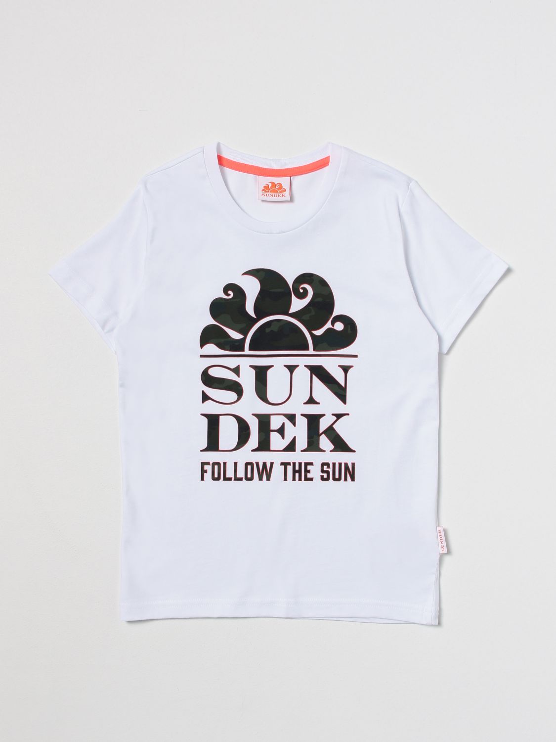 T-shirt Sundek: T-shirt Sundek in cotone bianco 1