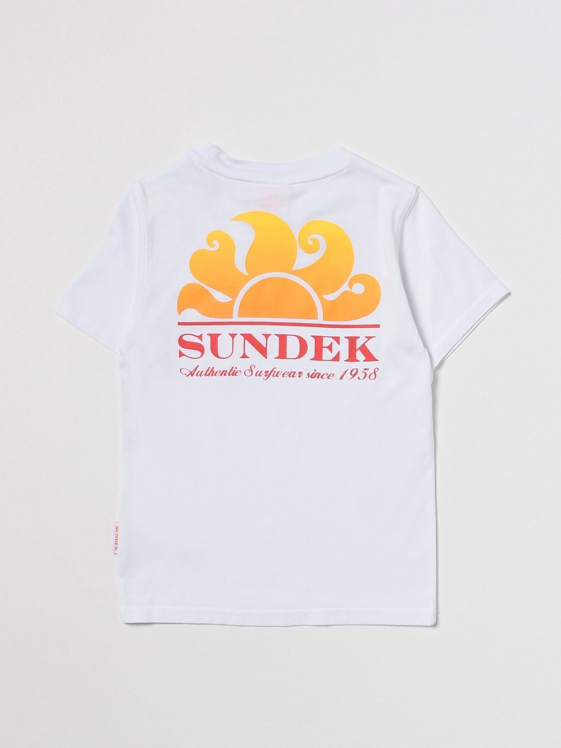 T-shirt Sundek: T-shirt Sundek in cotone bianco 2
