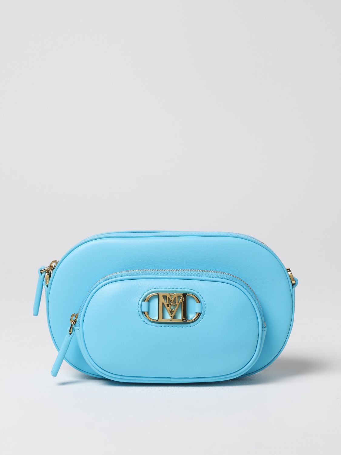 Shop Mcm Mini Bag  Woman Color Gnawed Blue