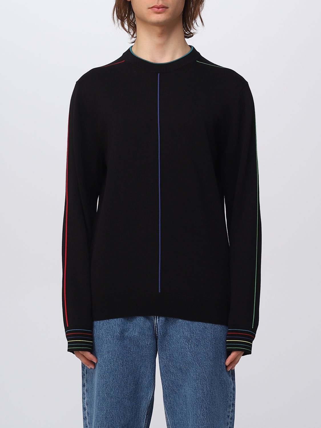 PS PAUL SMITH: sweater for man - Black | Ps Paul Smith sweater ...