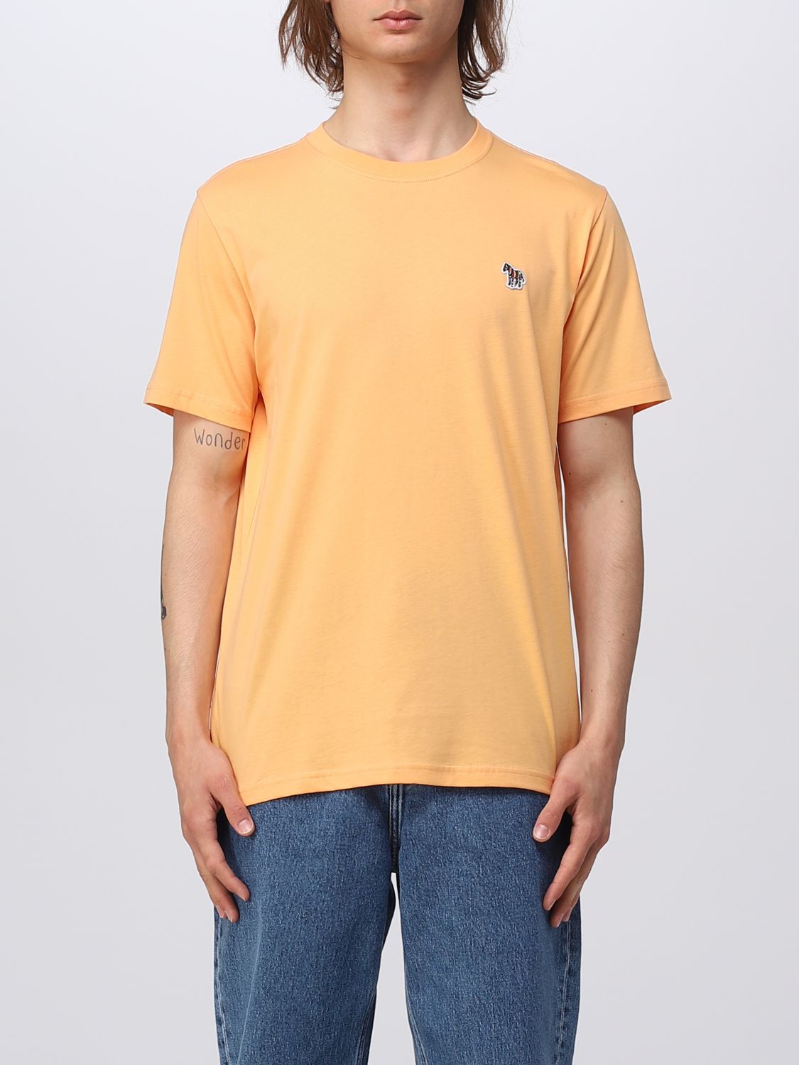 Ps By Paul Smith T-shirt Ps Paul Smith Men Color Orange
