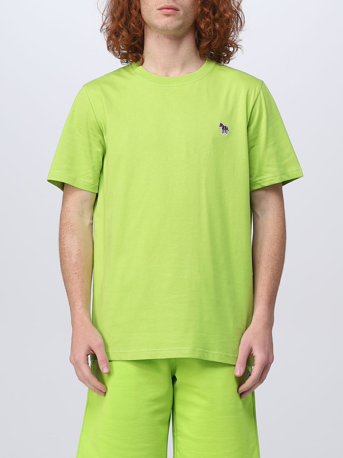 Ps By Paul Smith T-shirt Ps Paul Smith Men Color Lime