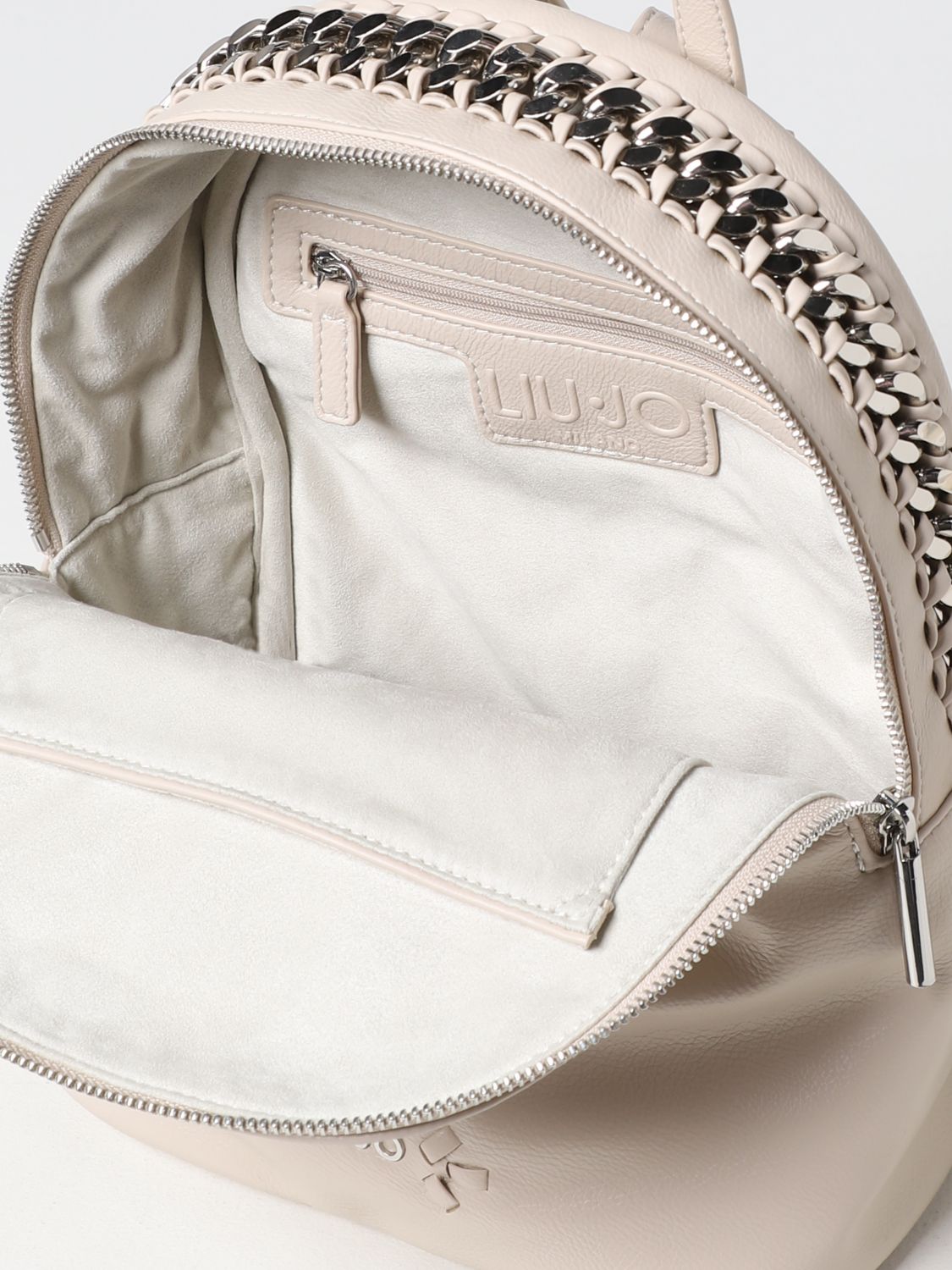LIU JO: backpack for woman - Beige | Liu Jo backpack AA3024E0003 online ...
