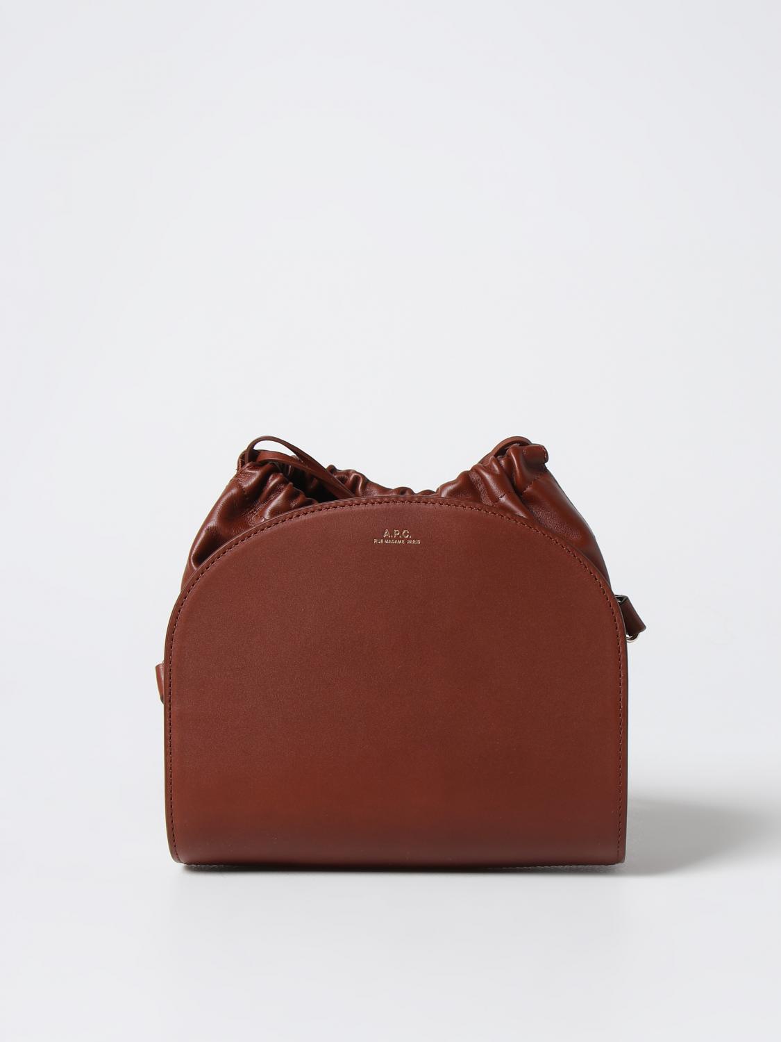 Apc Shoulder Bag A.p.c. Woman Color Brown In Brown