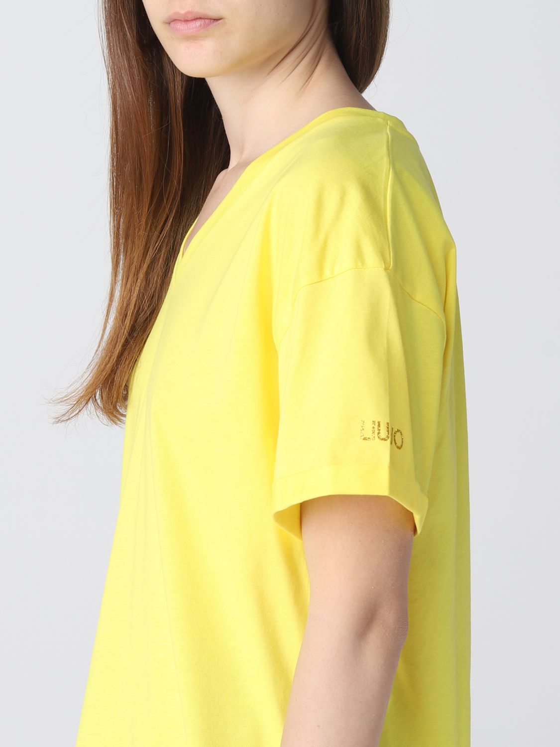 LIU JO: t-shirt for woman - Yellow | Liu Jo online on