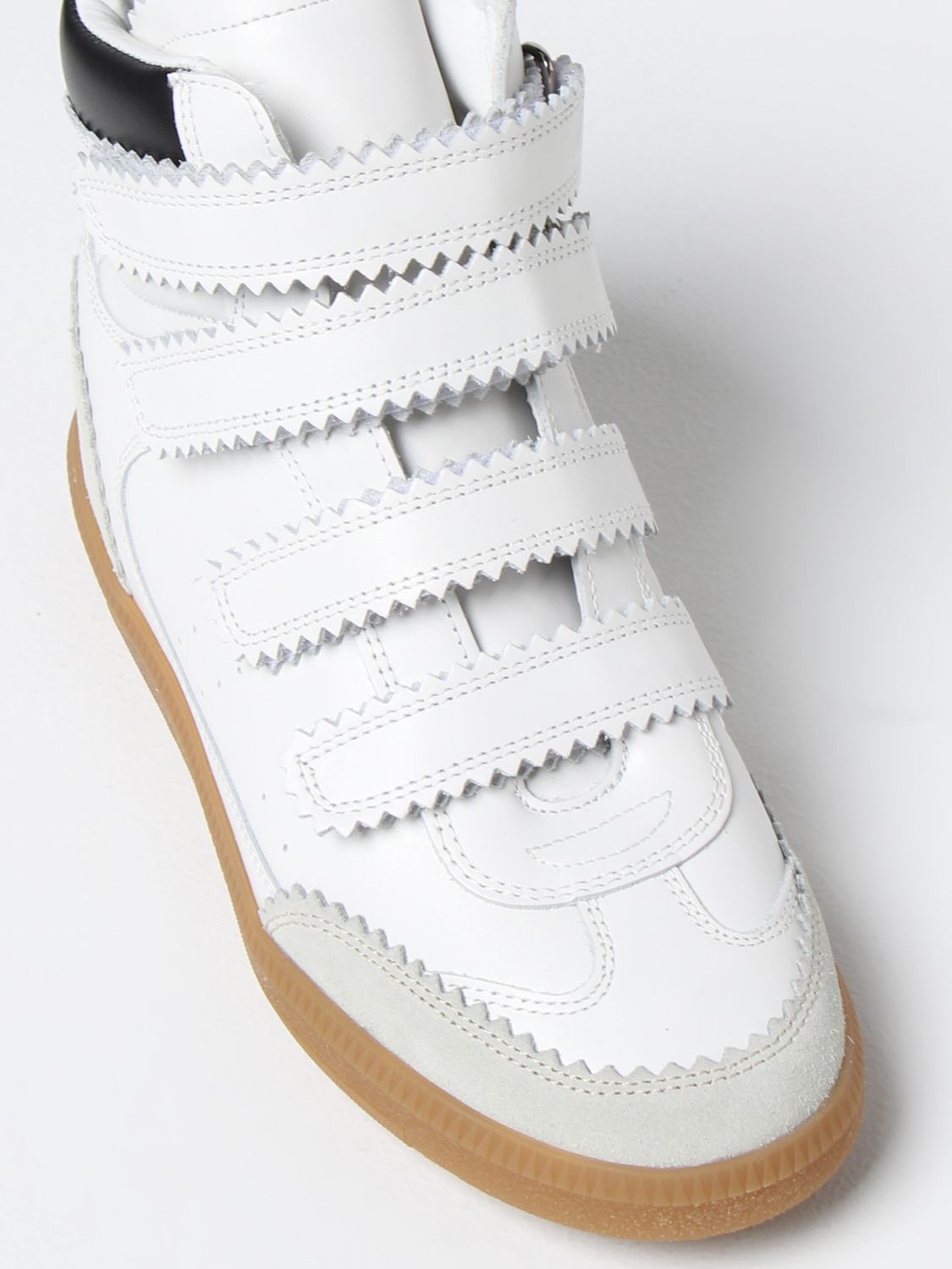 ISABEL MARANT: sneakers woman - White | Isabel sneakers BK0015FAA1E21S on GIGLIO.COM