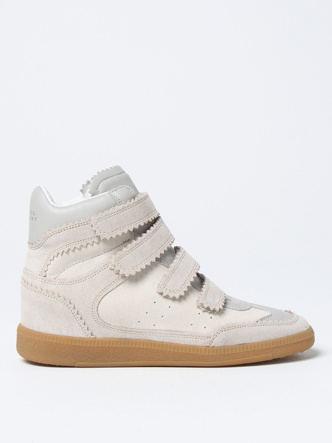 ISABEL MARANT: sneakers for woman - Beige | Isabel sneakers BK0015FAA1E22S at GIGLIO.COM