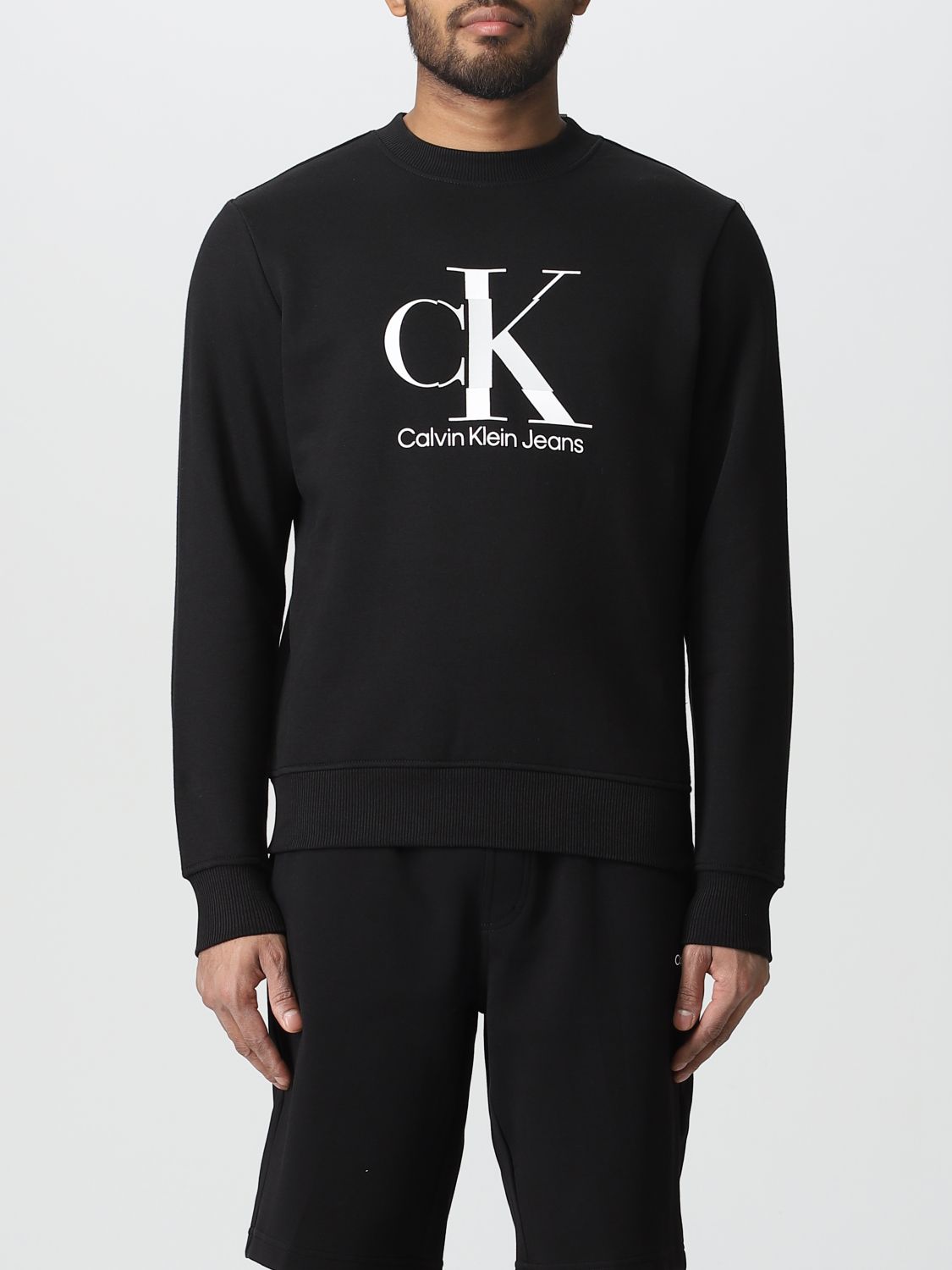 Credential spørgeskema fravær CALVIN KLEIN JEANS: sweatshirt for man - Black | Calvin Klein Jeans  sweatshirt J30J323298 online on GIGLIO.COM