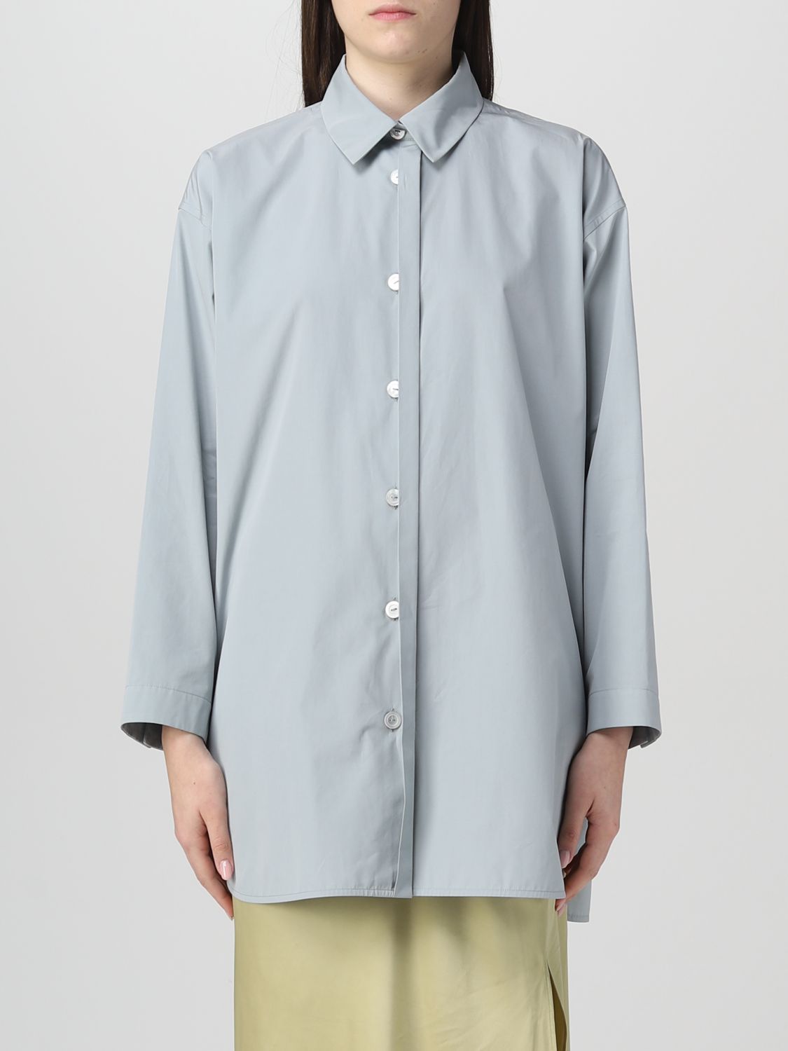 timmerman meesteres hoe te gebruiken JIL SANDER: shirt for woman - Grey | Jil Sander shirt J02DL0122J45146  online on GIGLIO.COM