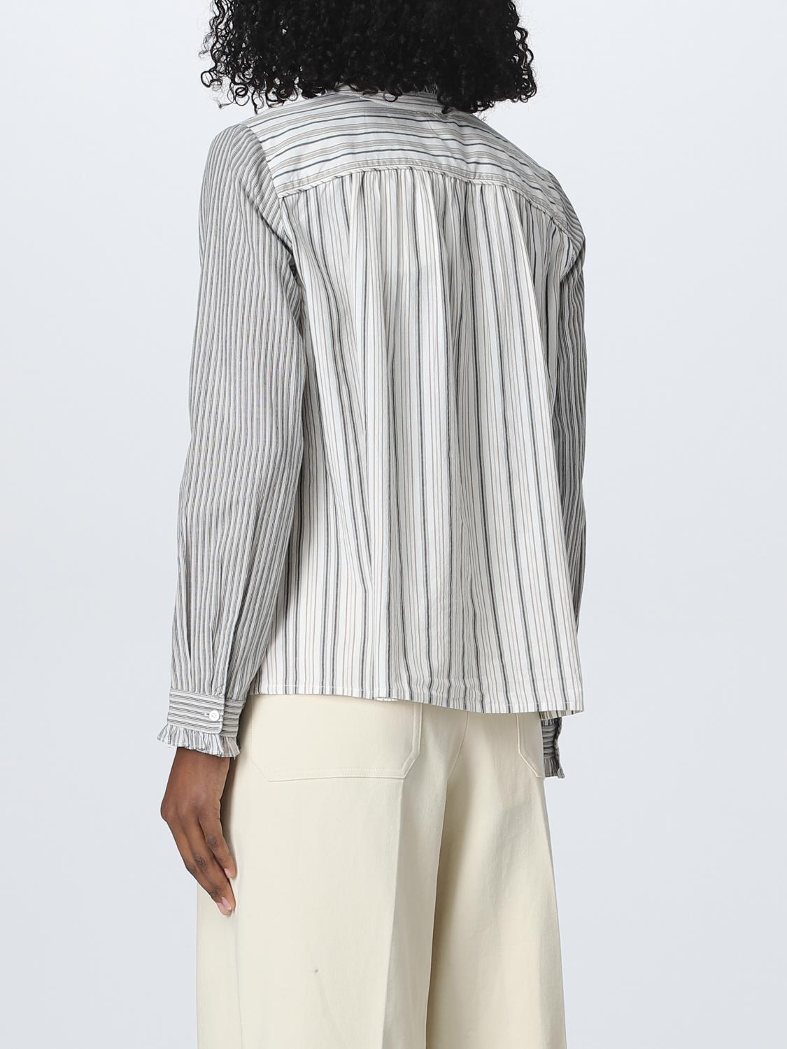 Camicia in misto lino scollo V Cecil donna