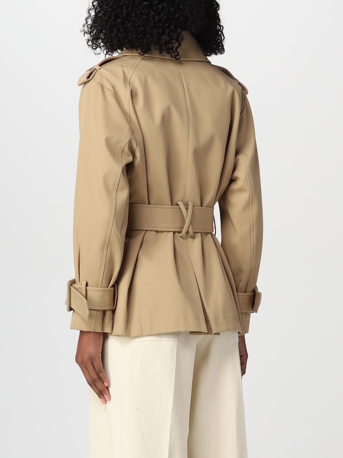 BA&SH: trench coat for woman - Beige | Ba&Sh trench coat WINNIE online ...