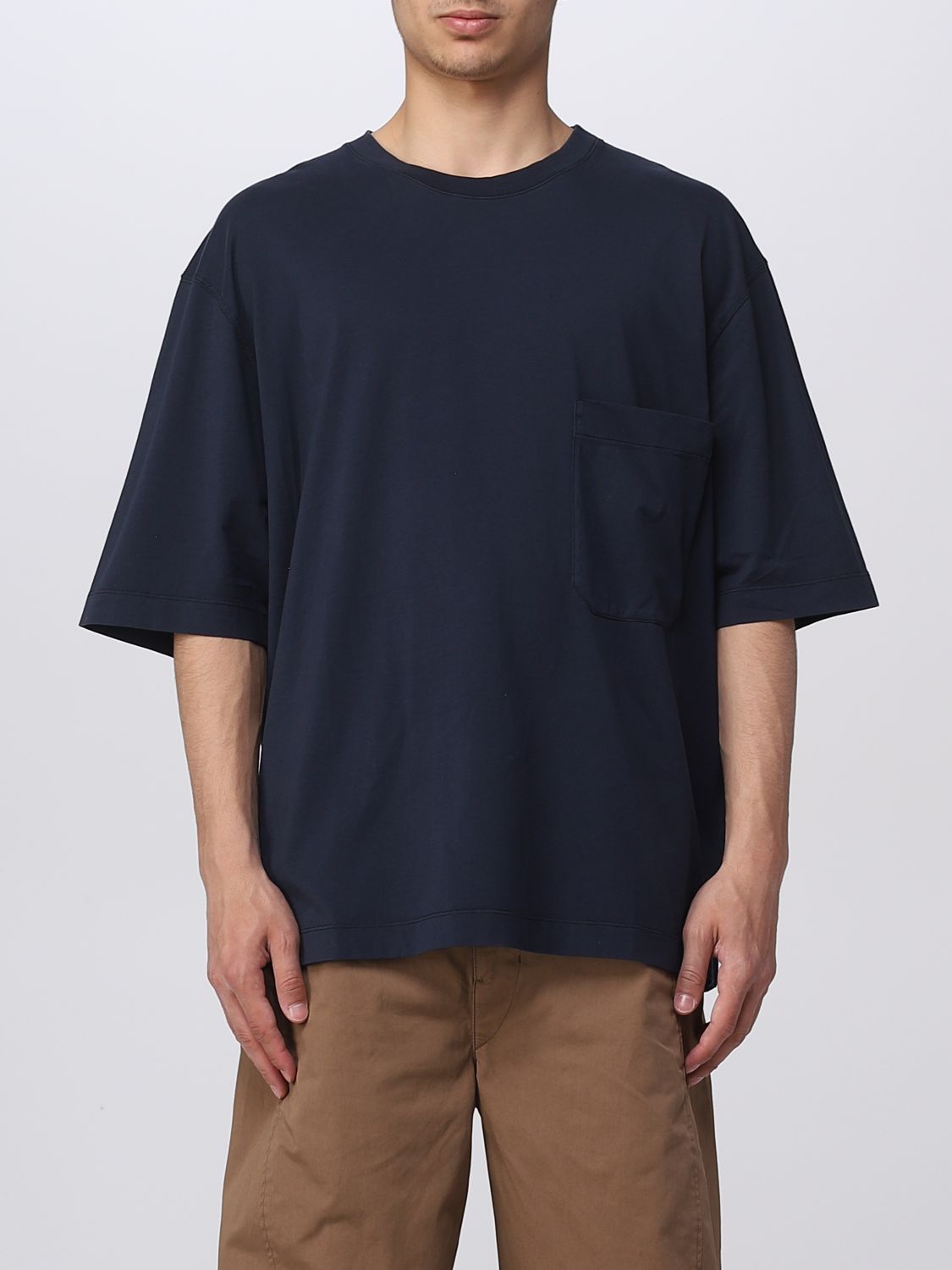 LEMAIRE: t-shirt for man - Sapphire | Lemaire t-shirt TO1025LJ074 ...