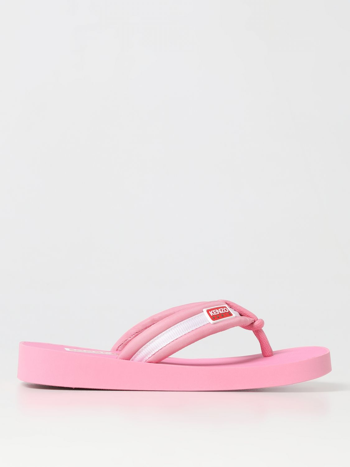 Shop Kenzo Flat Sandals  Woman Color Pink