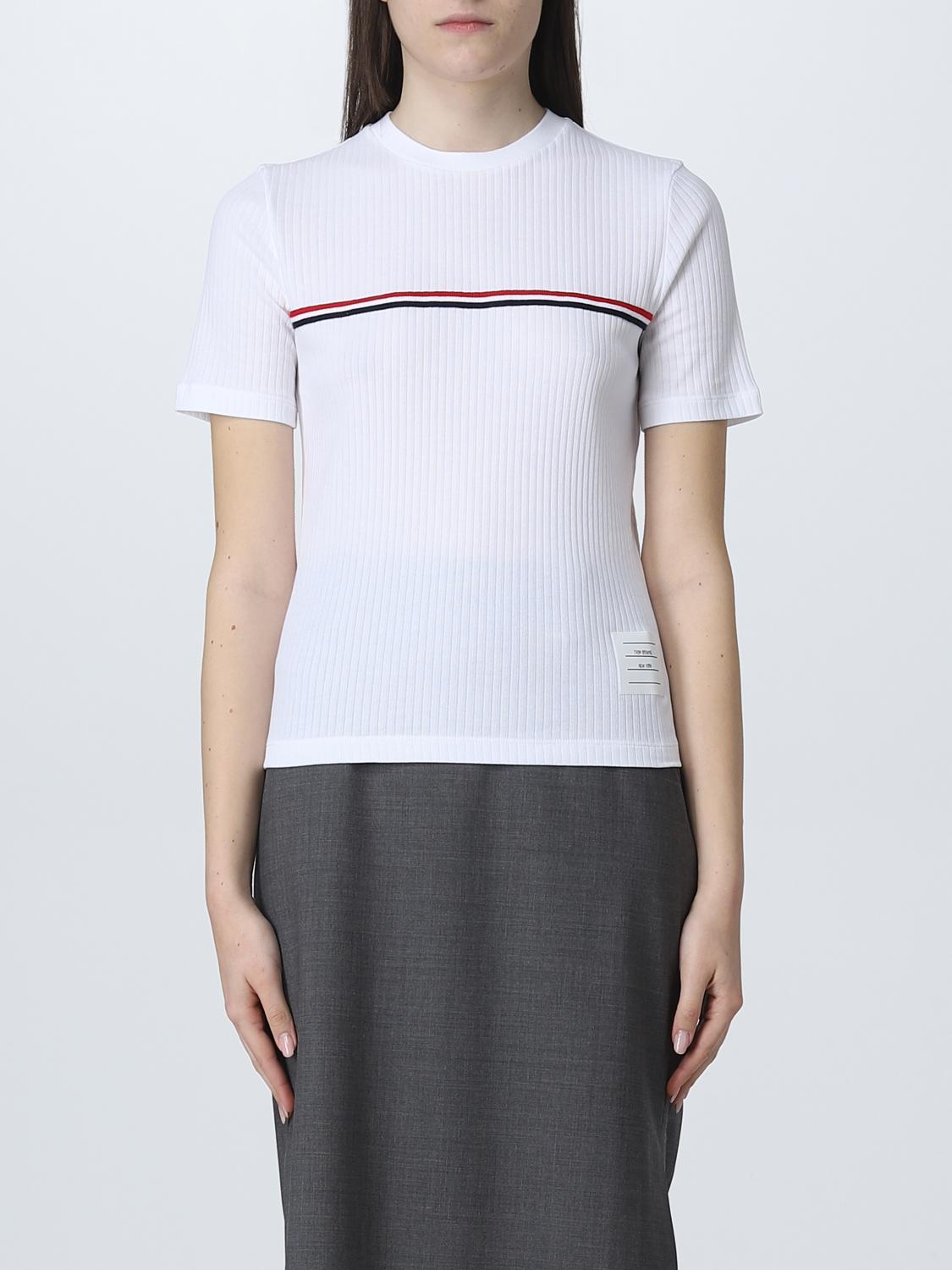 THOM BROWNE COTTON T-SHIRT,E18634001