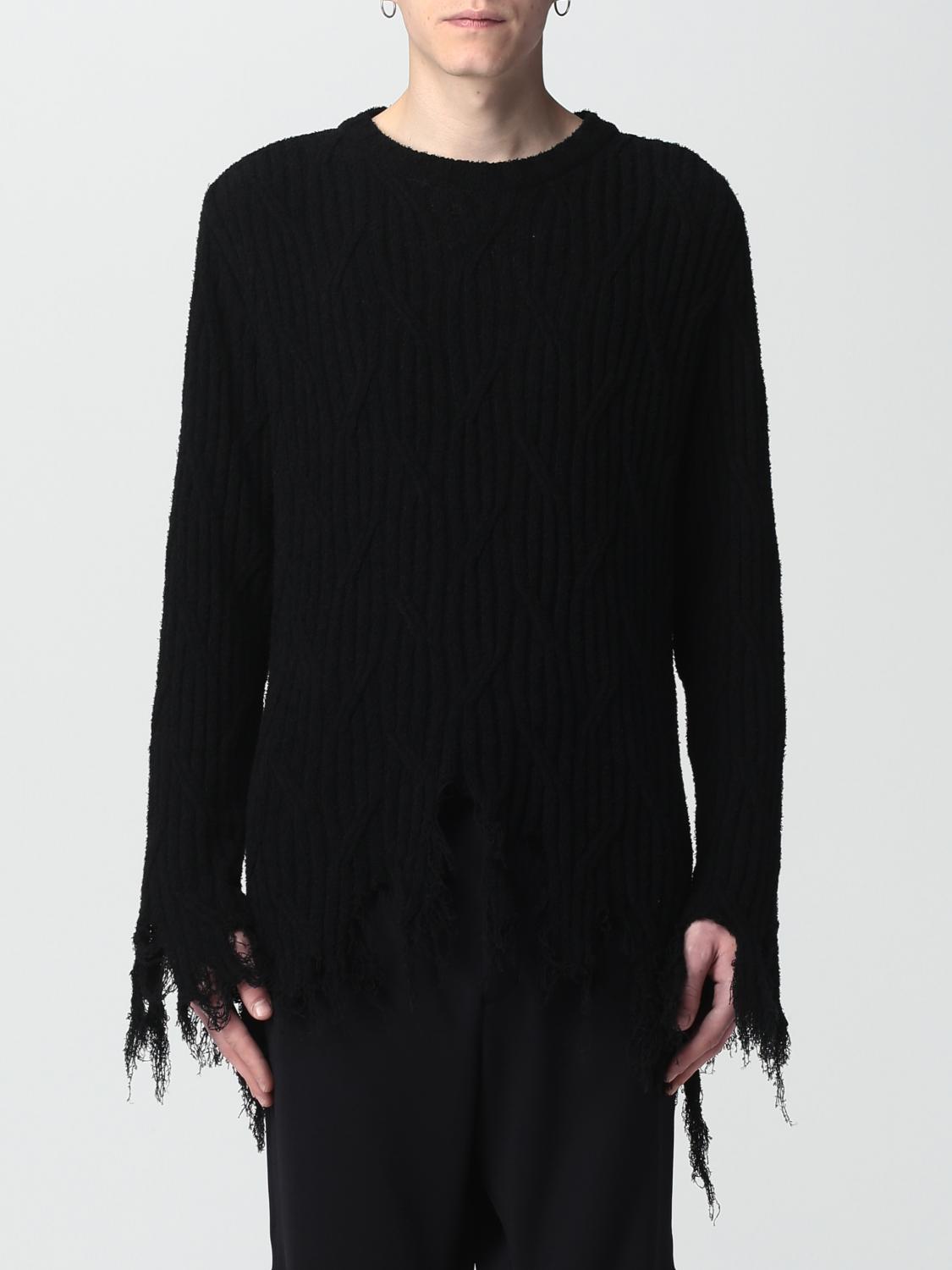 Kiko Kostadinov Cedid Crewneck Sweater Midnight In Black