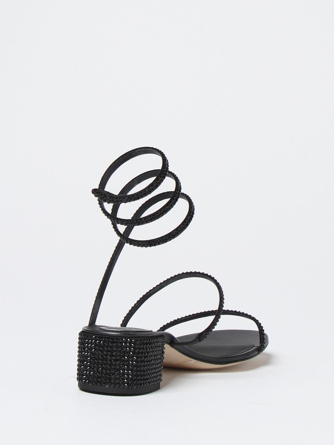Sandales à talons Rene Caovilla: Sandales à talons Rene Caovilla femme noir 3