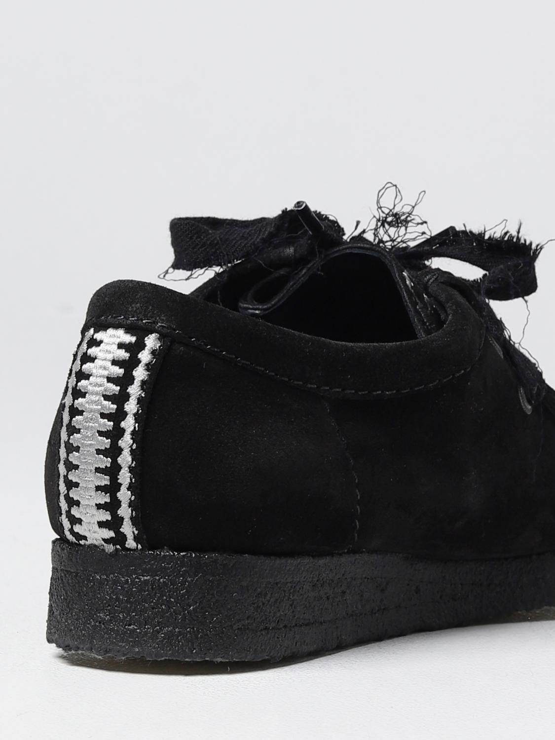 Polacchine Clarks Originals: Polacchino Wallabee Slam Jam x Clarks Originals in suede con ricami nero 3